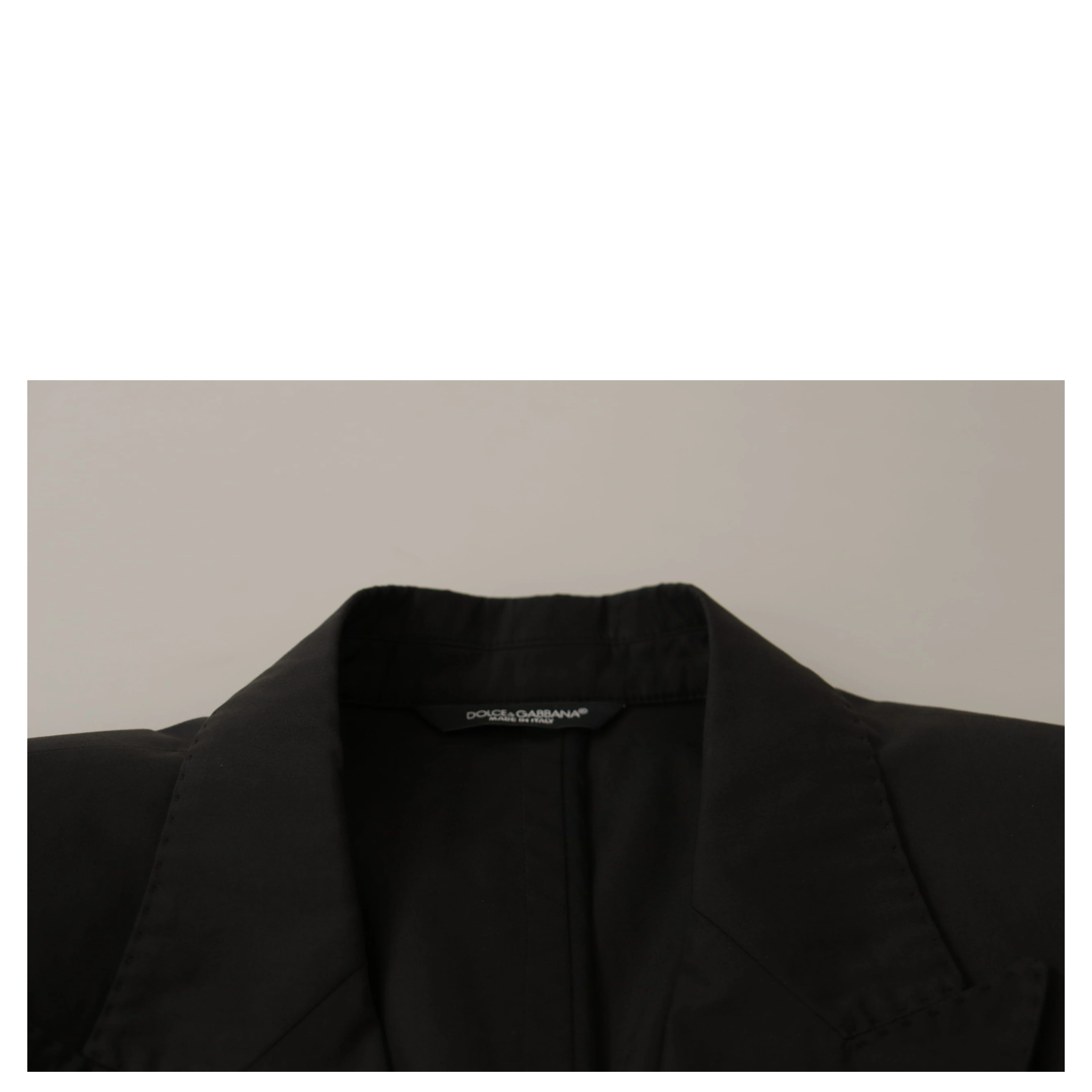 Black Single Breasted TAORMINA Breasted Blazer