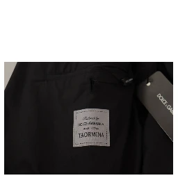 Black Single Breasted TAORMINA Breasted Blazer