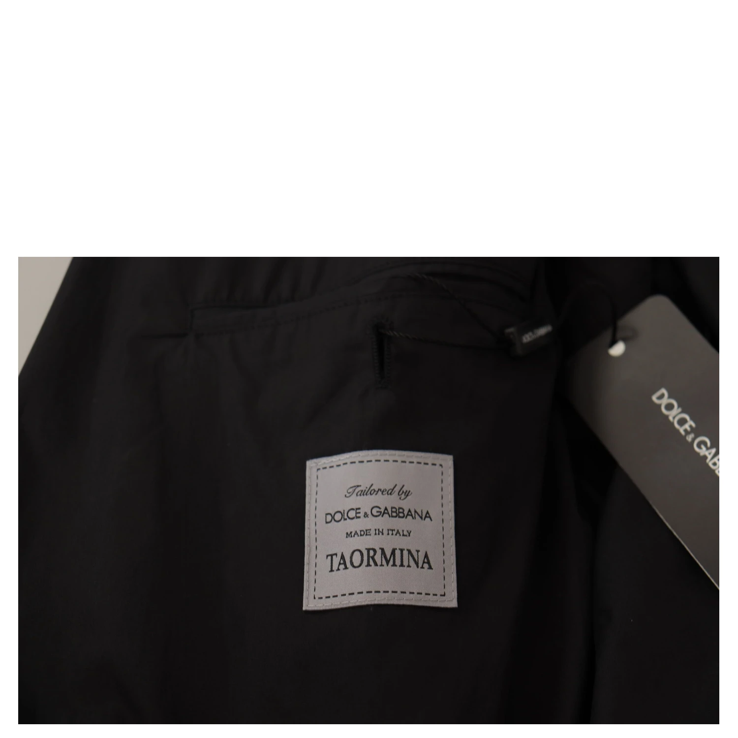 Black Single Breasted TAORMINA Breasted Blazer