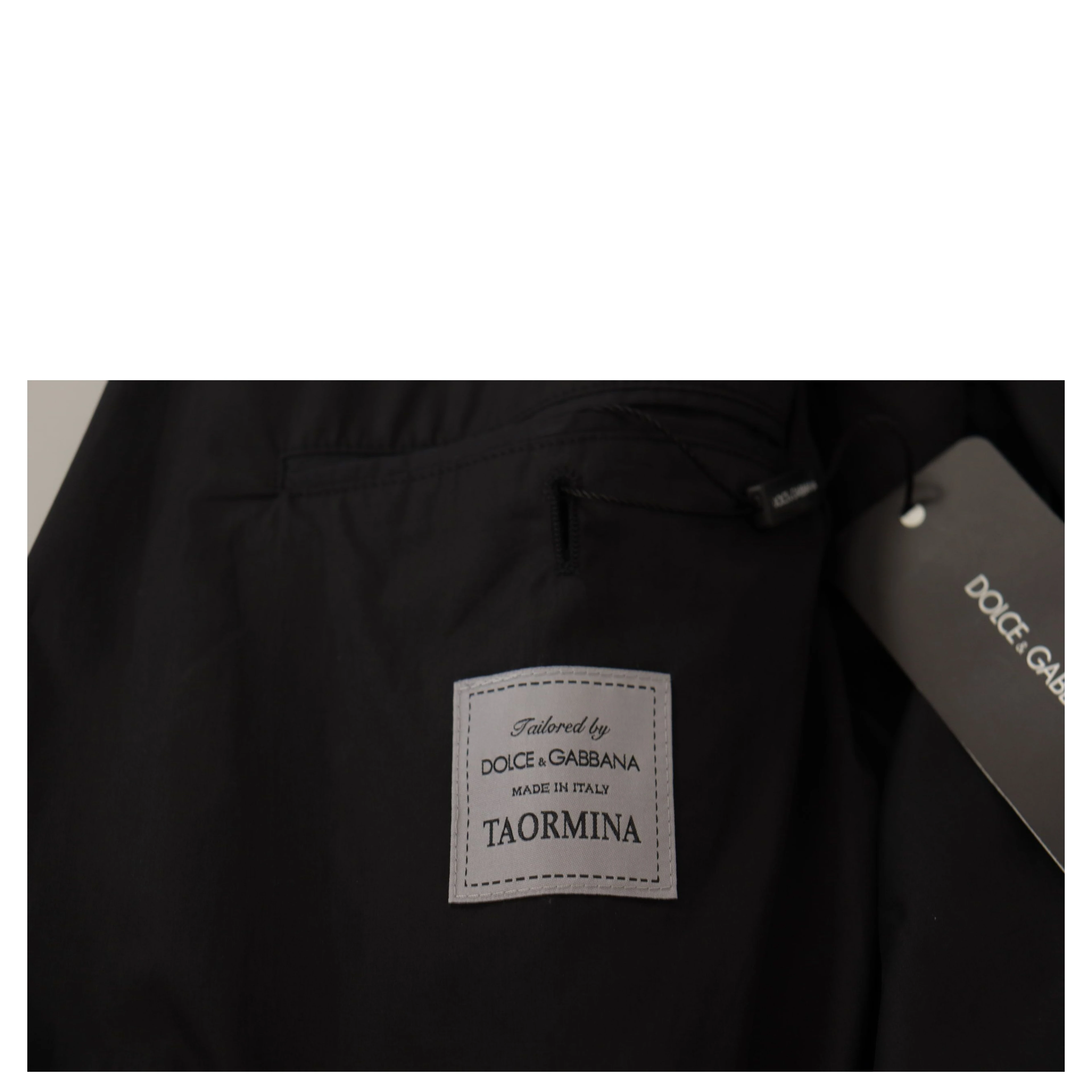 Black Single Breasted TAORMINA Breasted Blazer