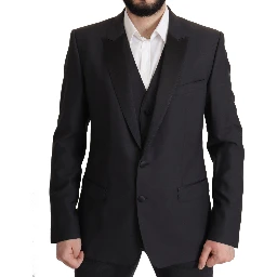 Dark Blue Single Breasted MARTINI Blazer