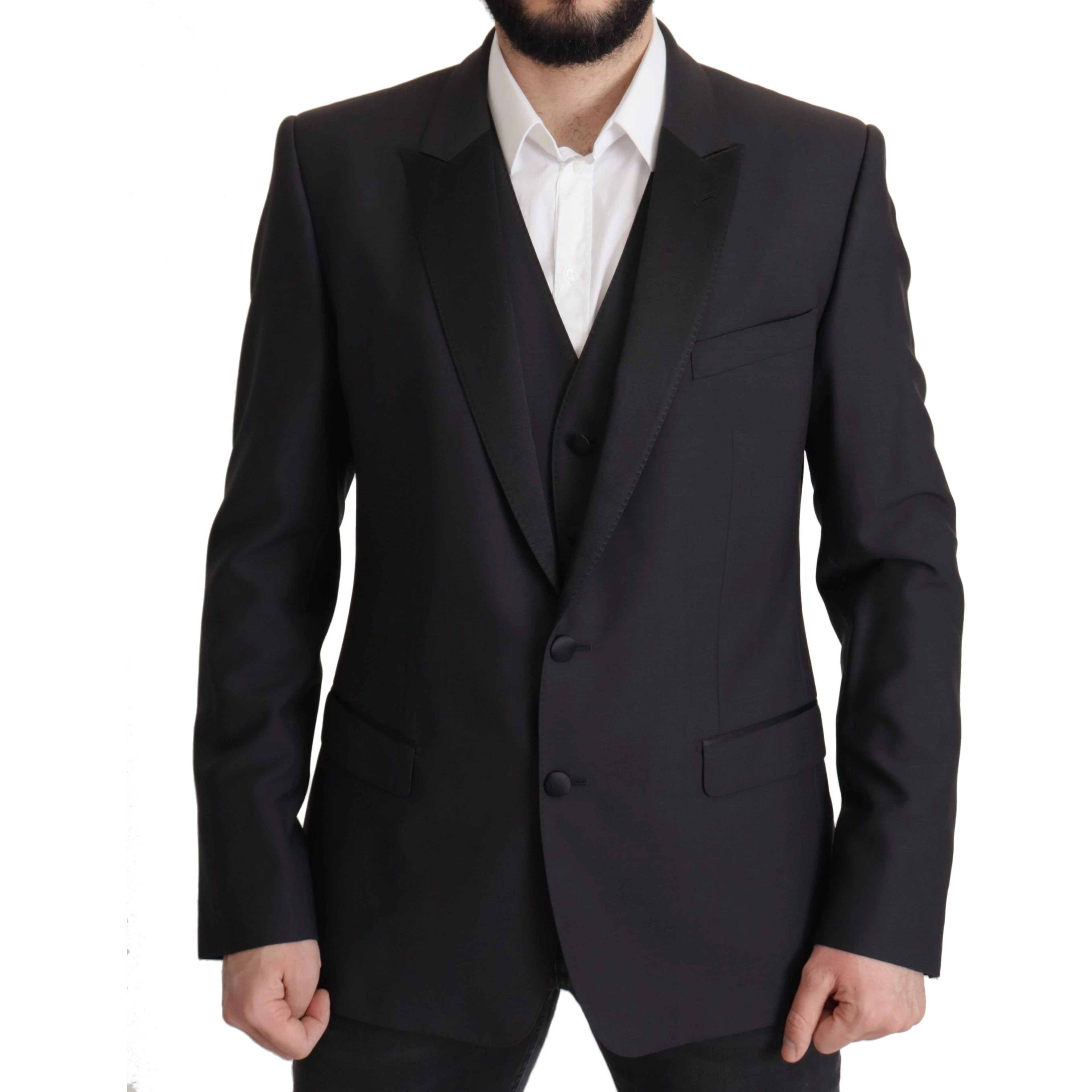 Dark Blue Single Breasted MARTINI Blazer