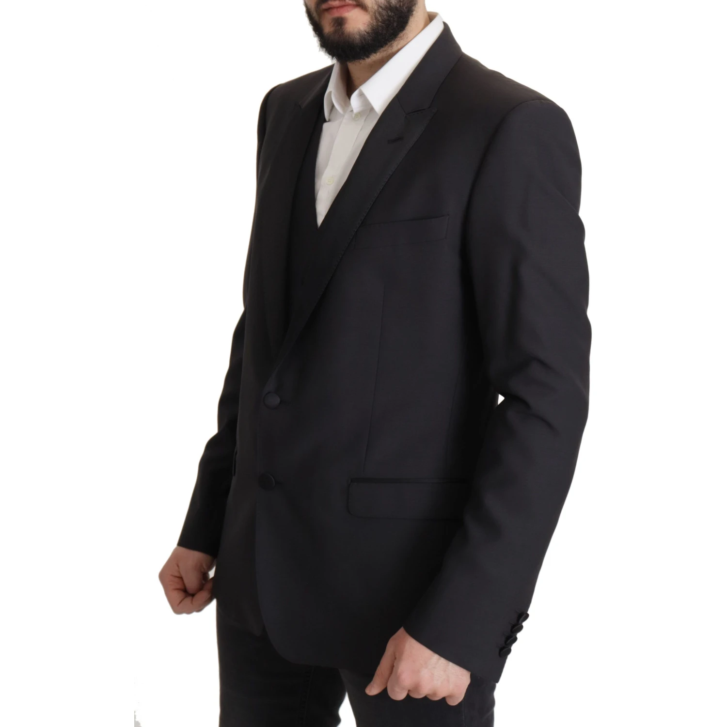 Dark Blue Single Breasted MARTINI Blazer