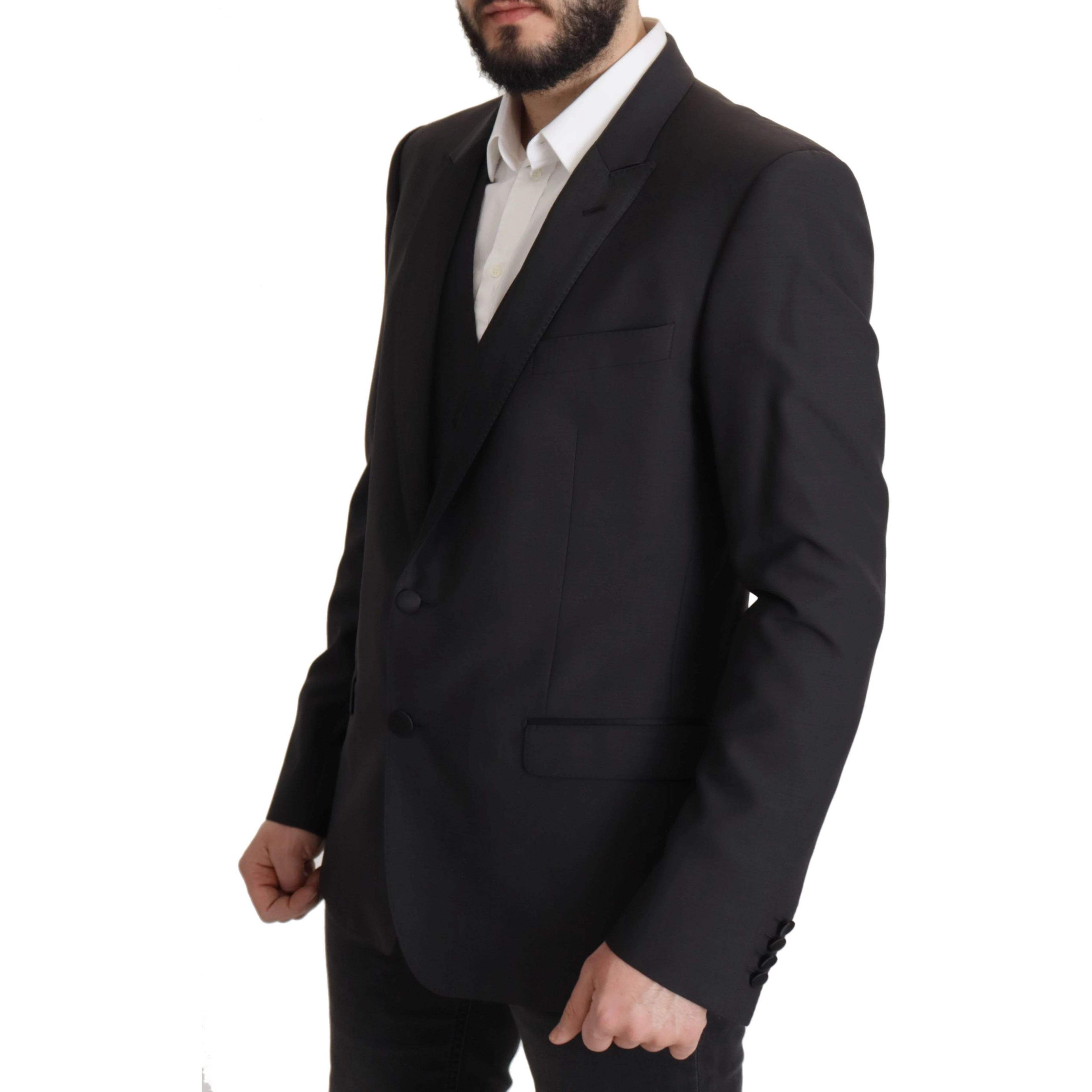 Dark Blue Single Breasted MARTINI Blazer