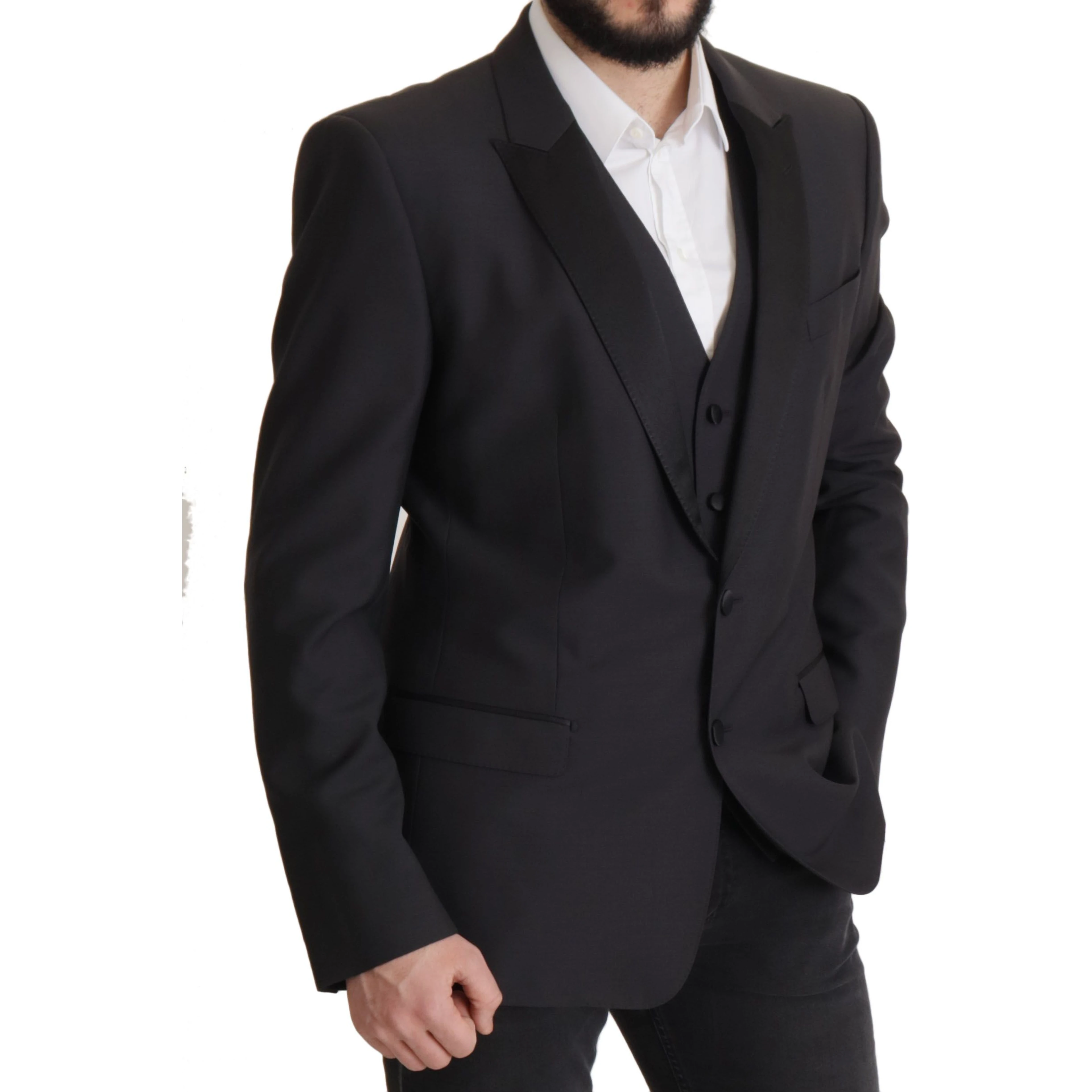 Dark Blue Single Breasted MARTINI Blazer