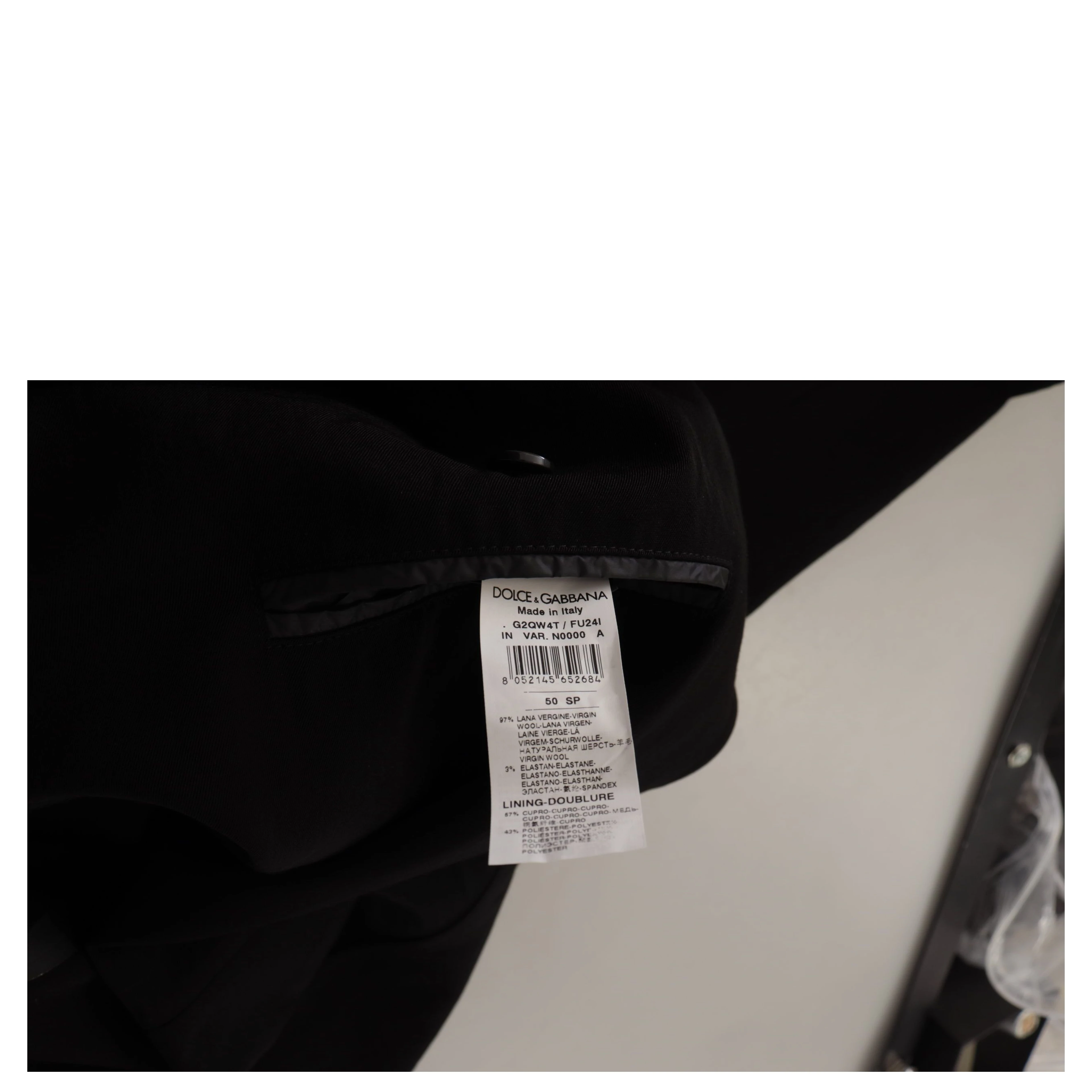 Black Wool Single Breasted Coat Blazer