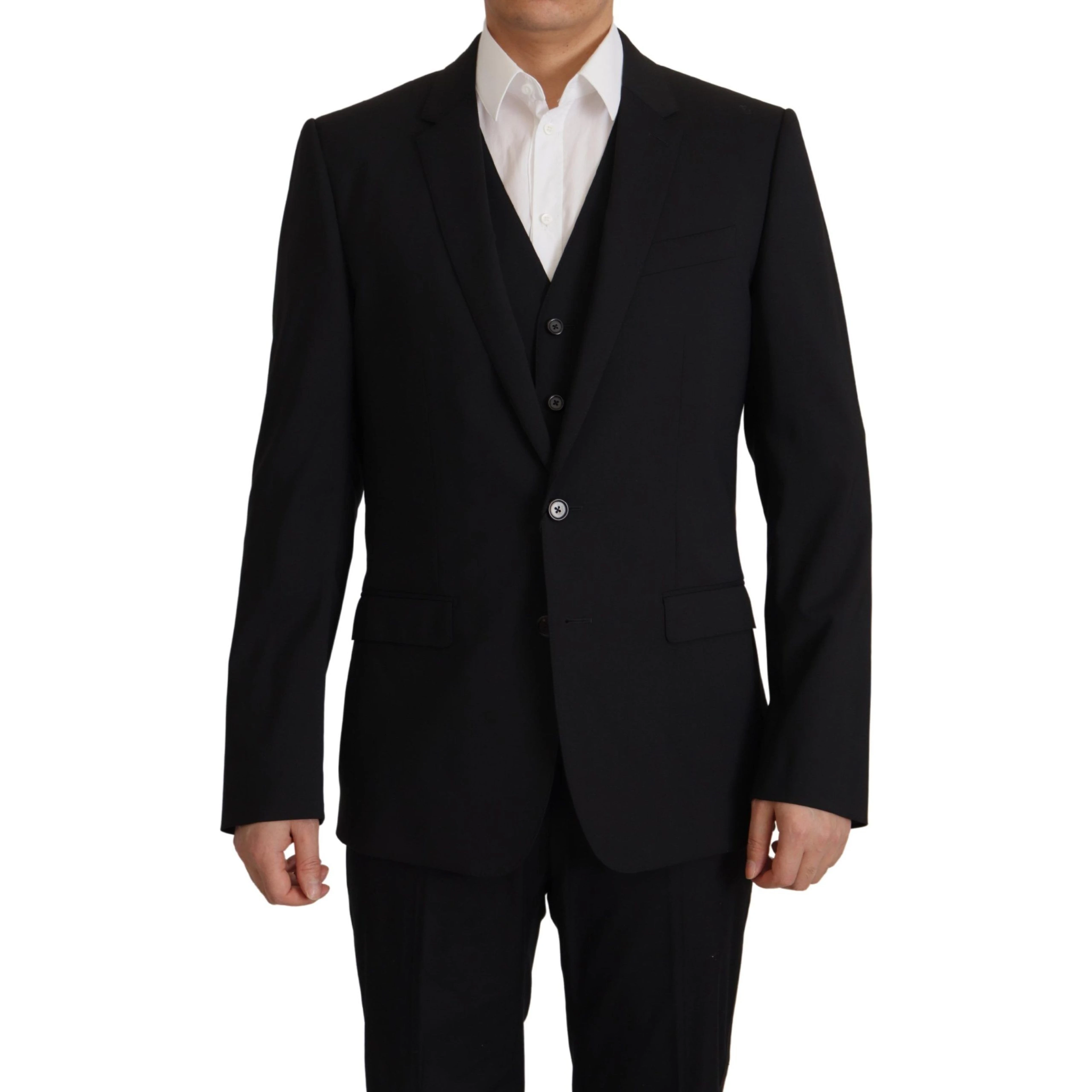 Black Jacket Vest 2 Piece MARTINI Blazer