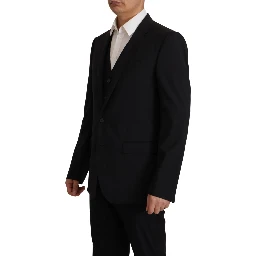 Black Jacket Vest 2 Piece MARTINI Blazer