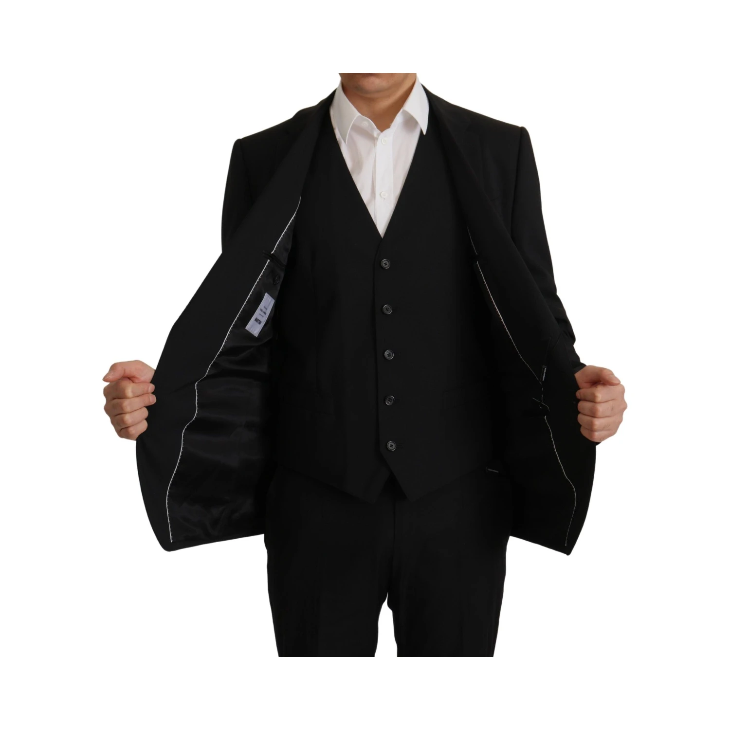 Black Jacket Vest 2 Piece MARTINI Blazer