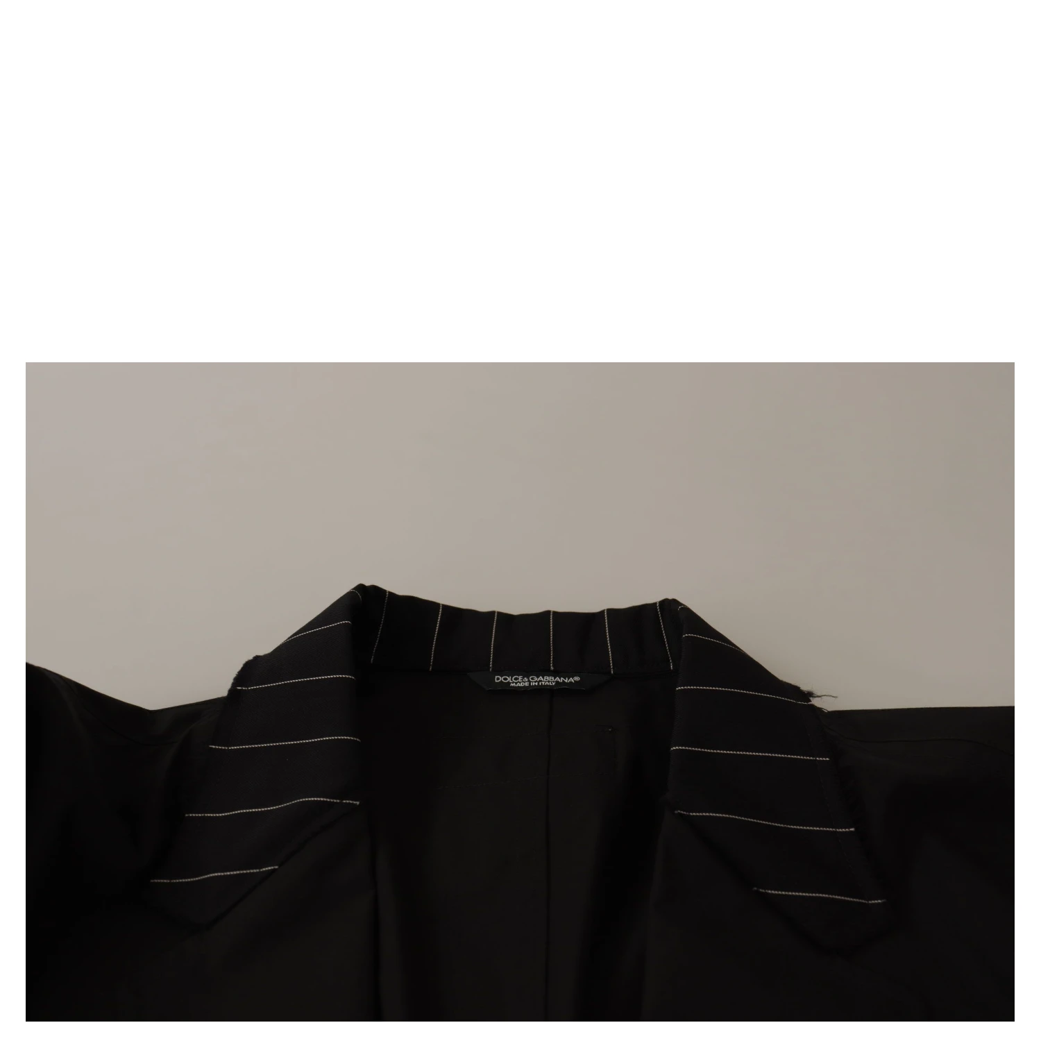 Black Cotton Single Breasted Blazer Jacket