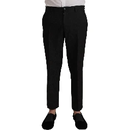 Black Polyester Formal 2 Piece MARTINI Suit