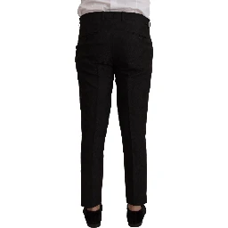 Black Polyester Formal 2 Piece MARTINI Suit