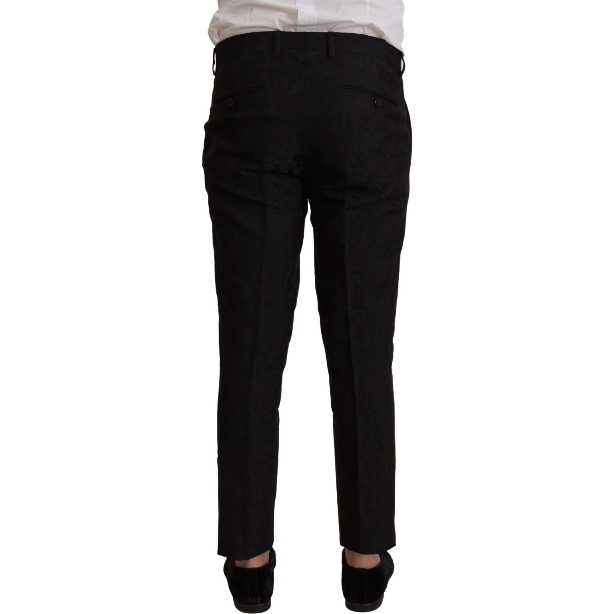 Black Polyester Formal 2 Piece MARTINI Suit