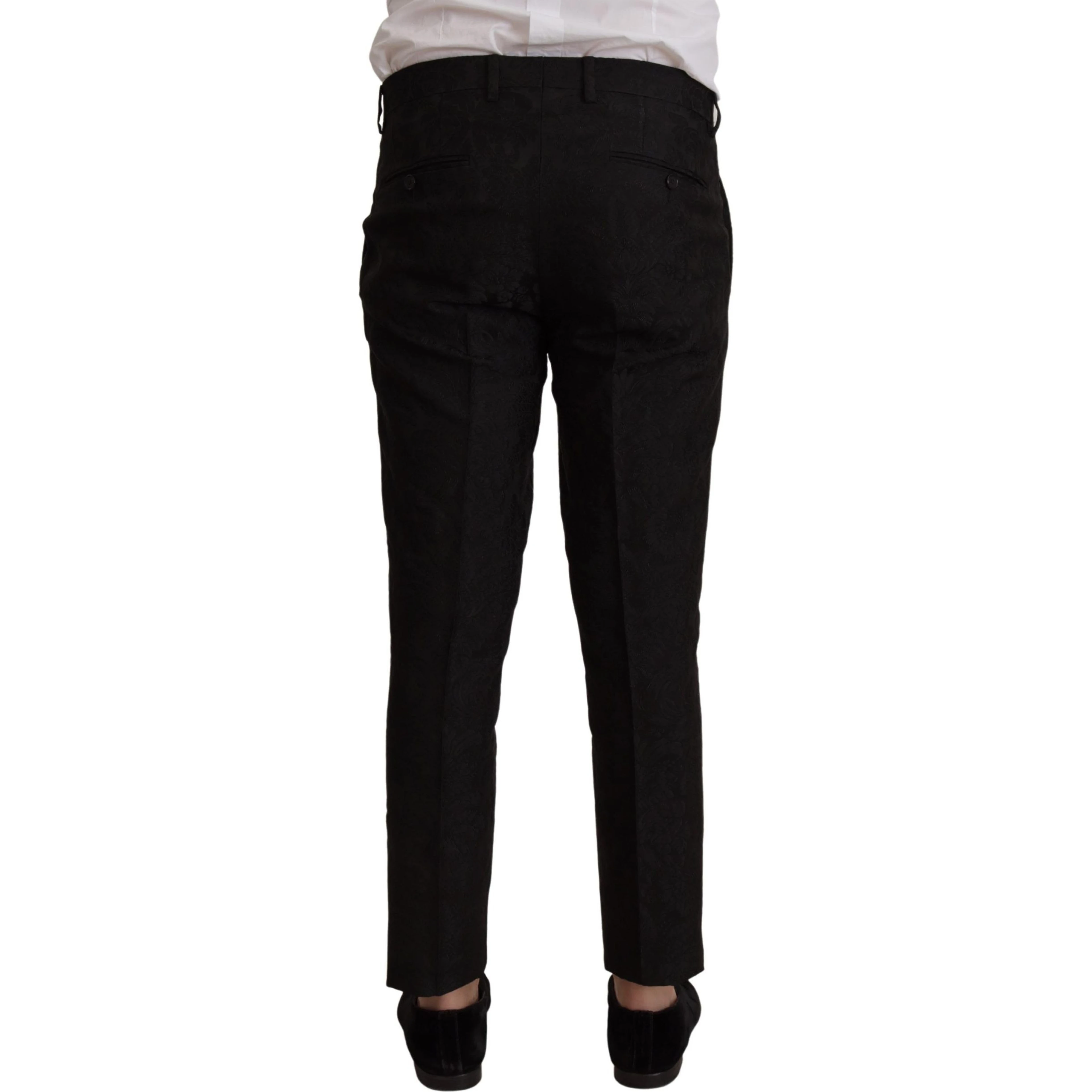 Black Polyester Formal 2 Piece MARTINI Suit