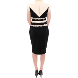 Black lace sheath dress