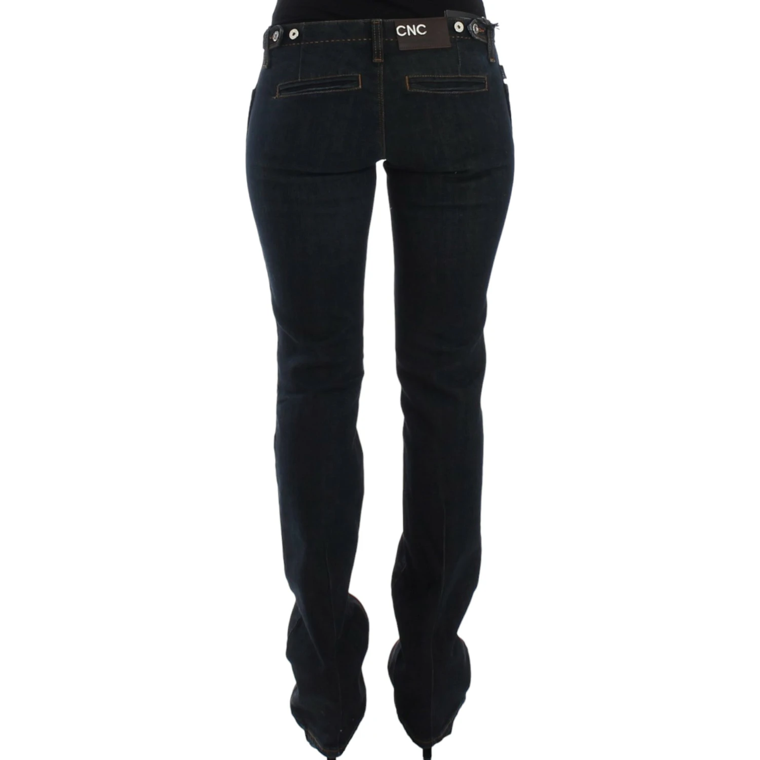 Chic Blue Slim Fit Denim Delight