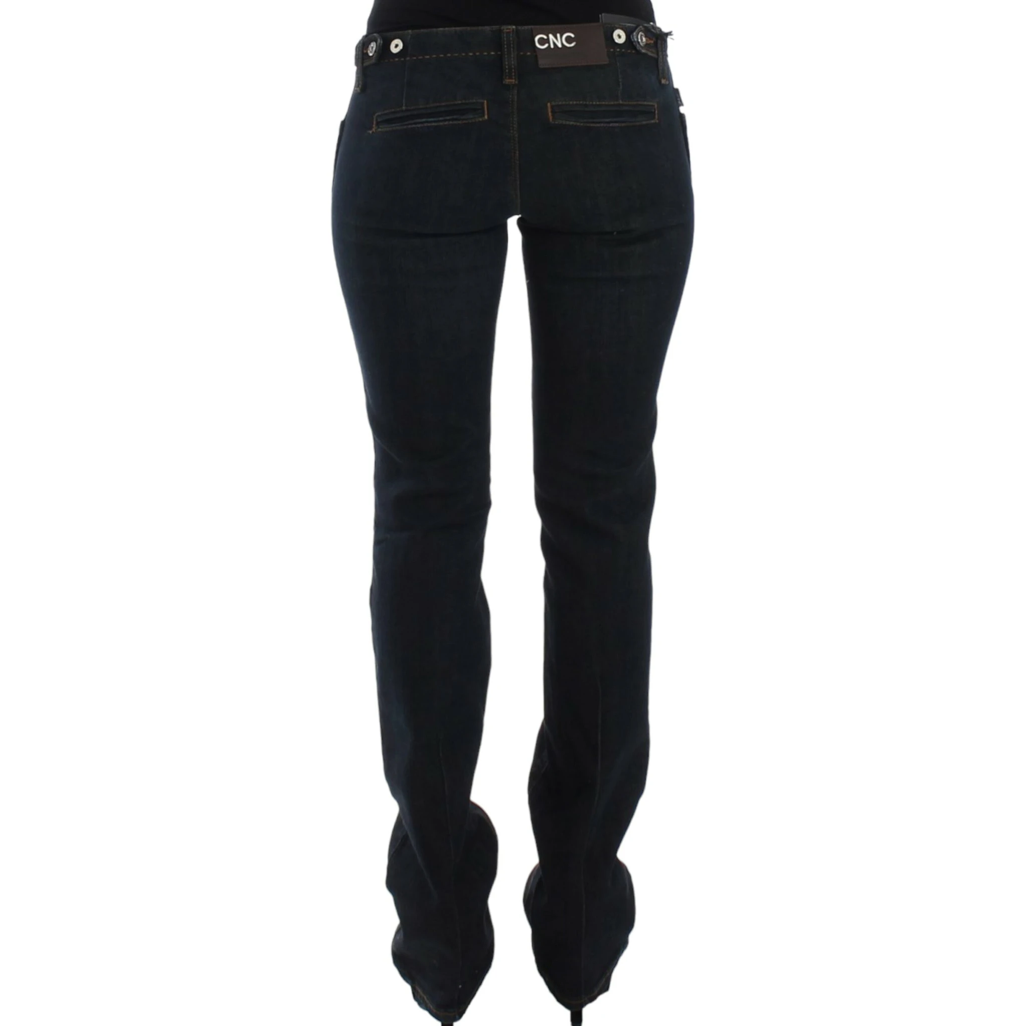 Chic Blue Slim Fit Denim Delight