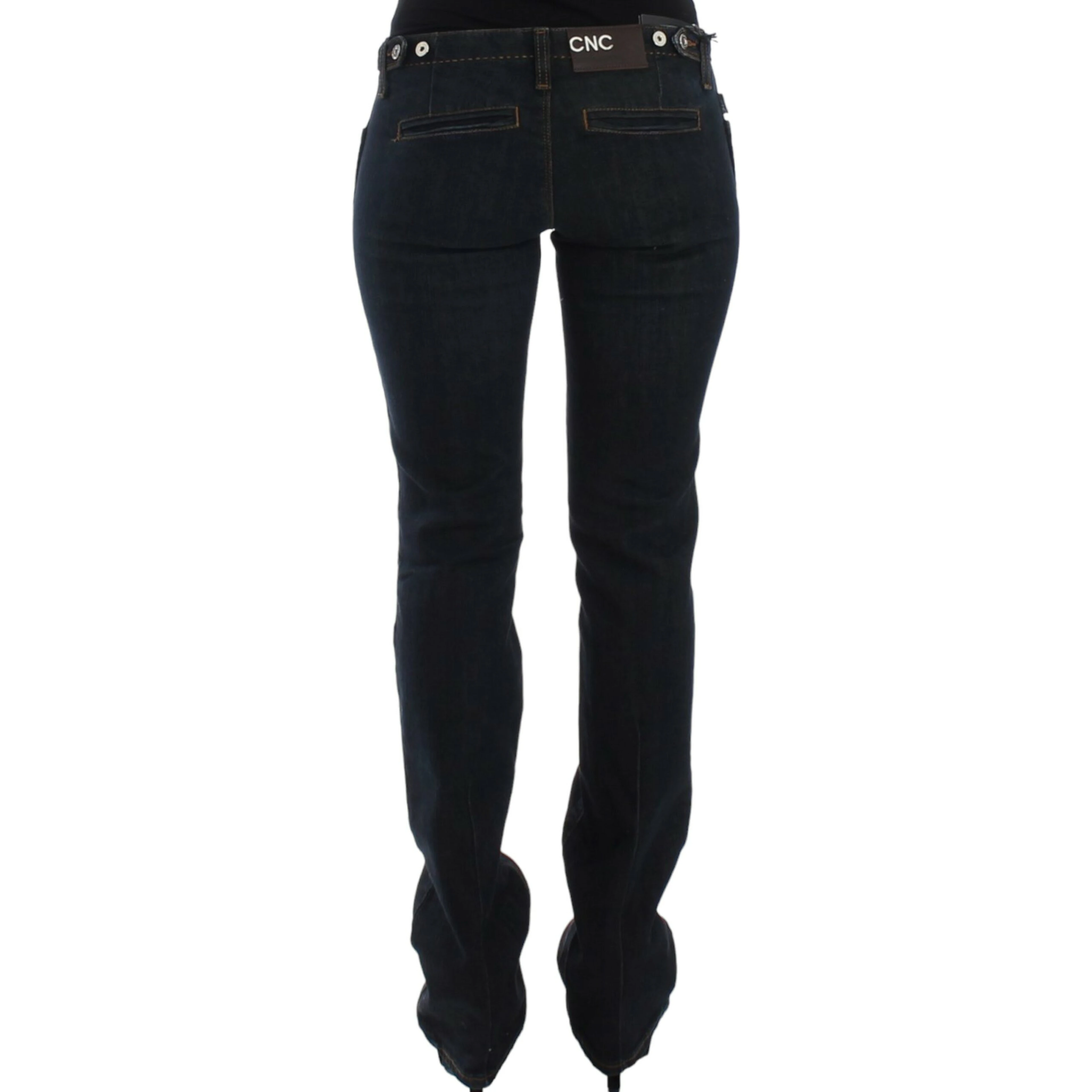 Chic Blue Slim Fit Denim Delight