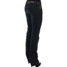 Chic Blue Slim Fit Denim Delight