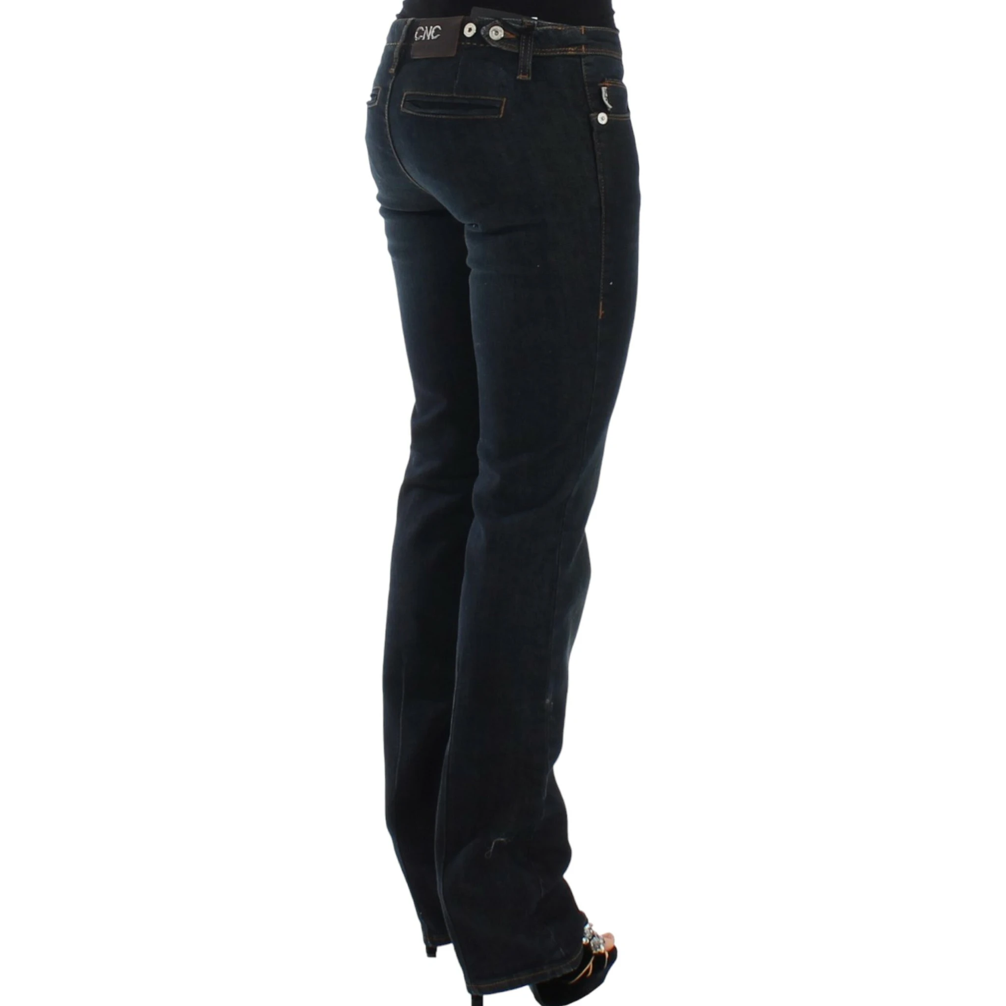 Chic Blue Slim Fit Denim Delight