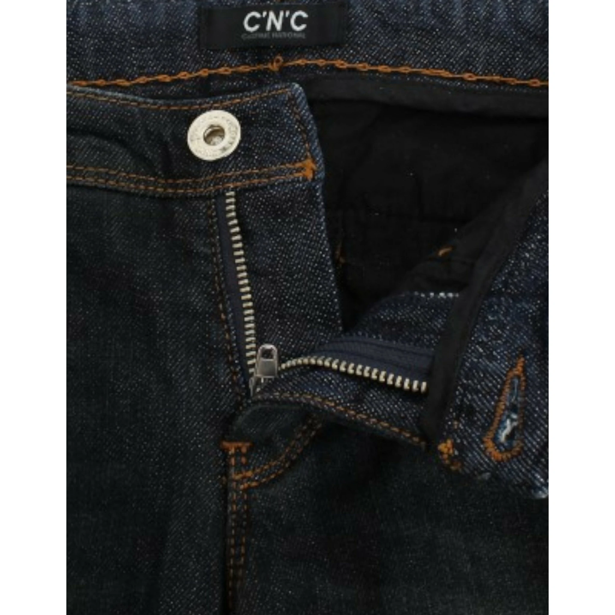 Chic Blue Slim Fit Denim Delight