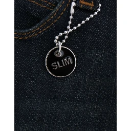 Chic Blue Slim Fit Denim Delight