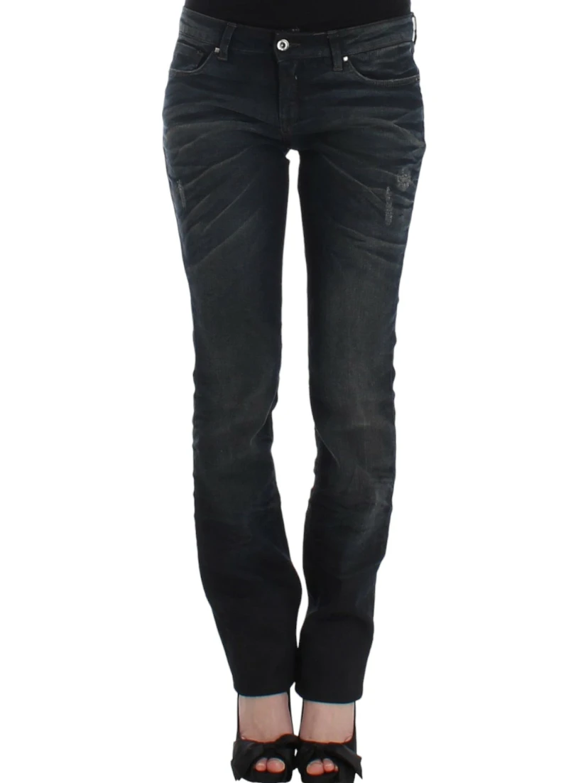 Blue skinnny leg jeans