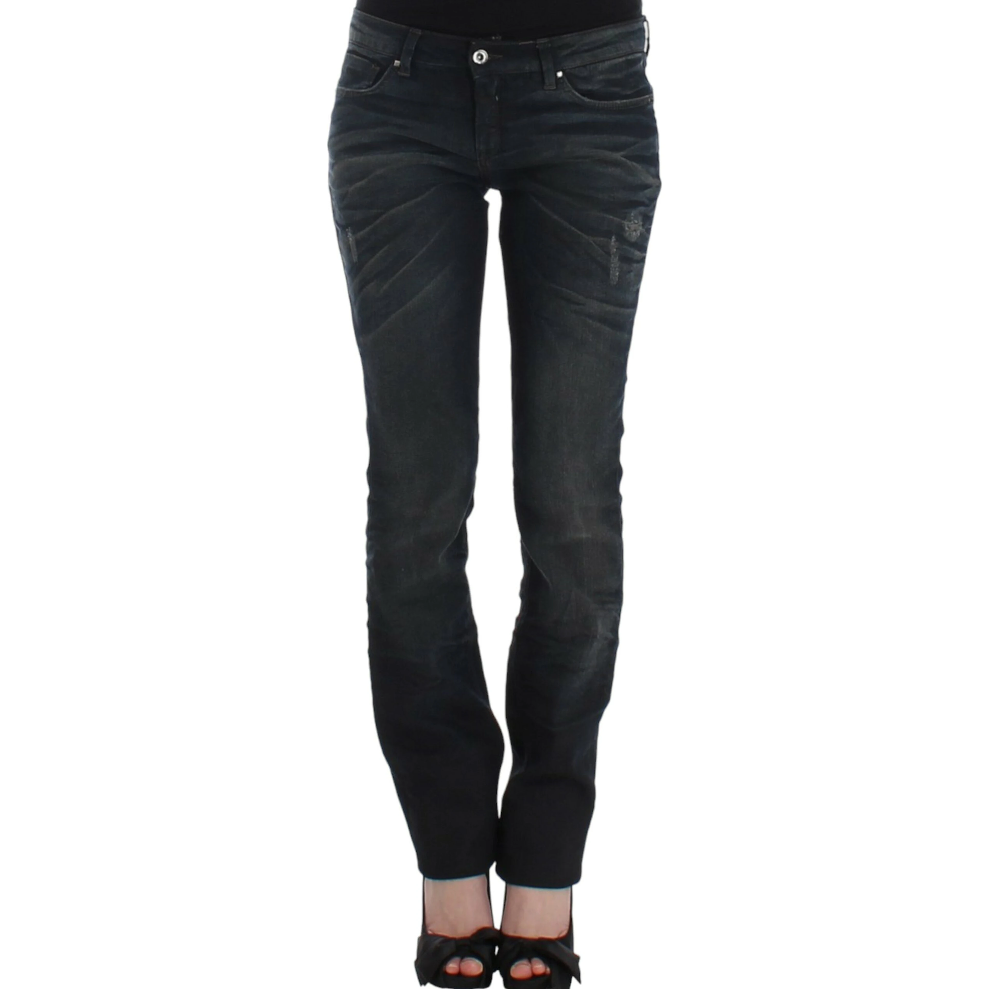 Blue skinnny leg jeans