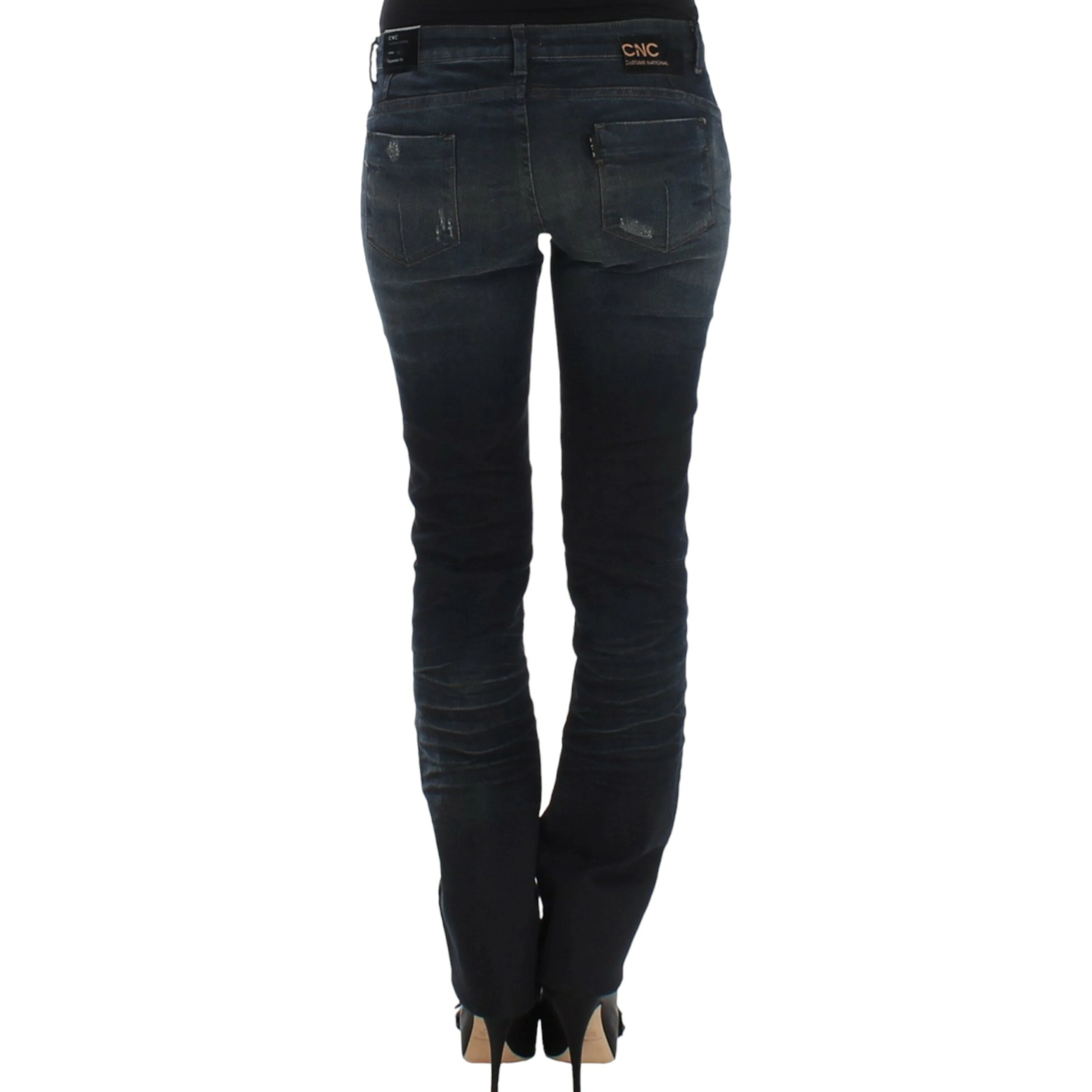 Blue skinnny leg jeans
