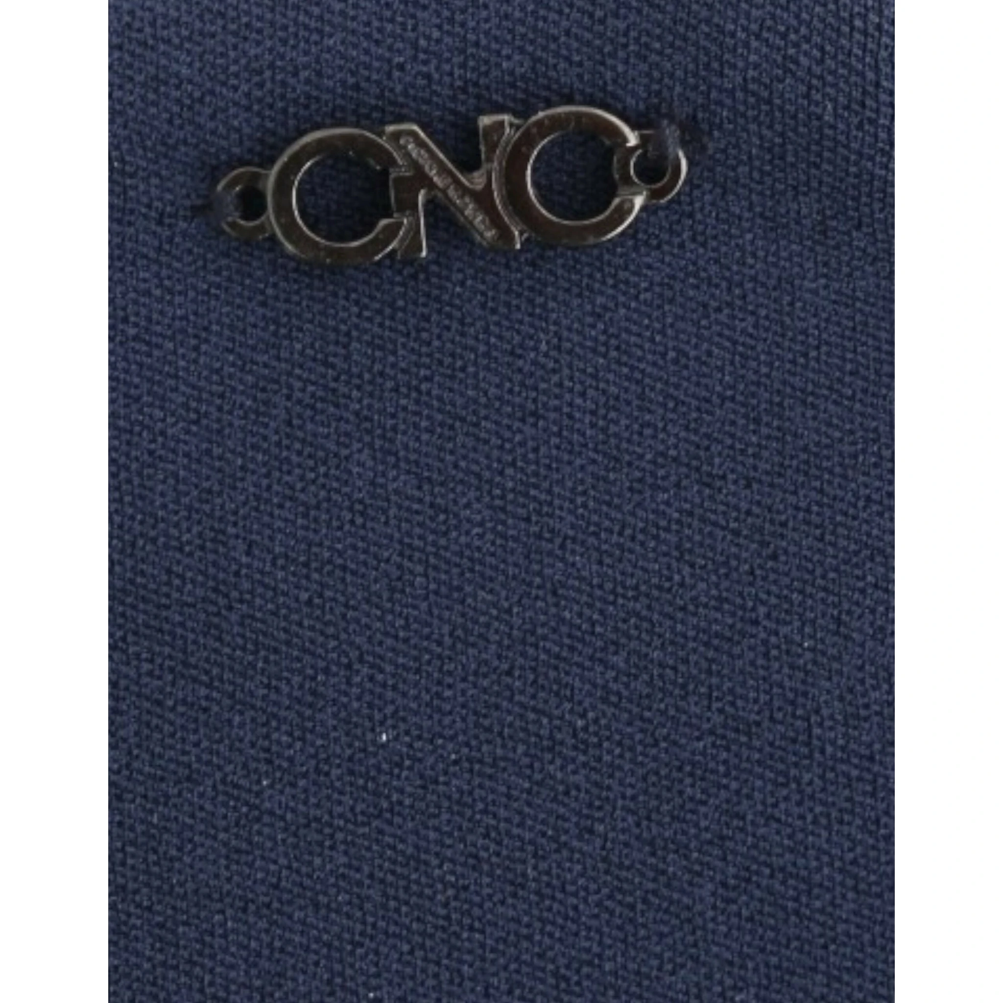 Blue nylon mini skirt