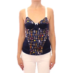 Blue Sailor Motive Tank Top