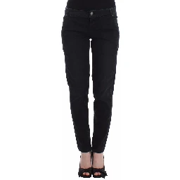 Blue Slim Jeans Denim Pants Skinny Leg Straight