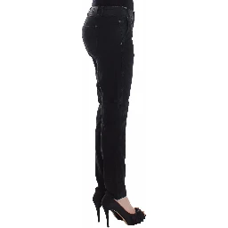 Blue Slim Jeans Denim Pants Skinny Leg Straight