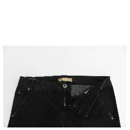 Blue Slim Jeans Denim Pants Skinny Leg Straight