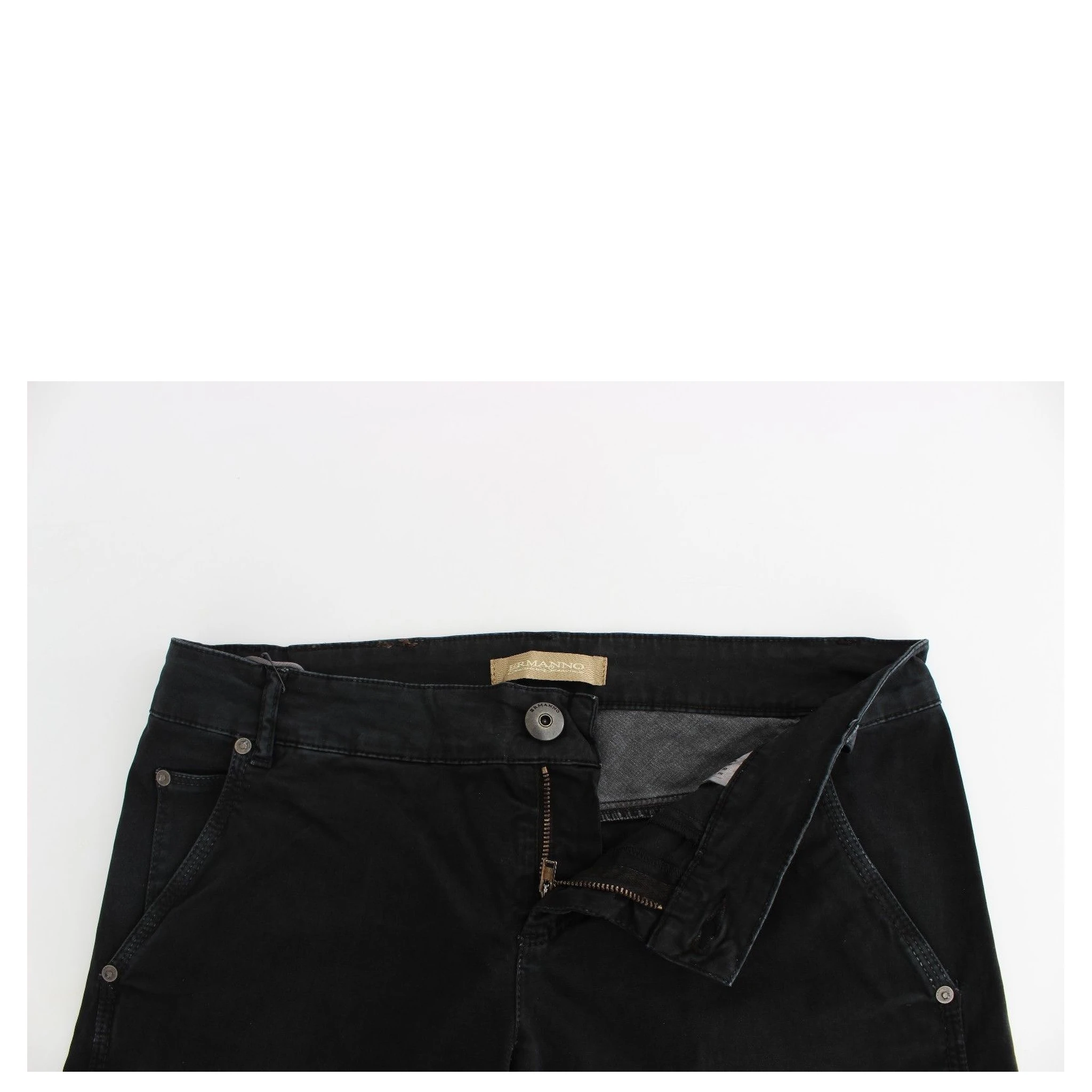 Blue Slim Jeans Denim Pants Skinny Leg Straight