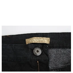 Blue Slim Jeans Denim Pants Skinny Leg Straight