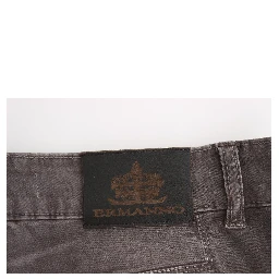 Gray Slim Jeans Denim Pants Skinny Leg Stretch