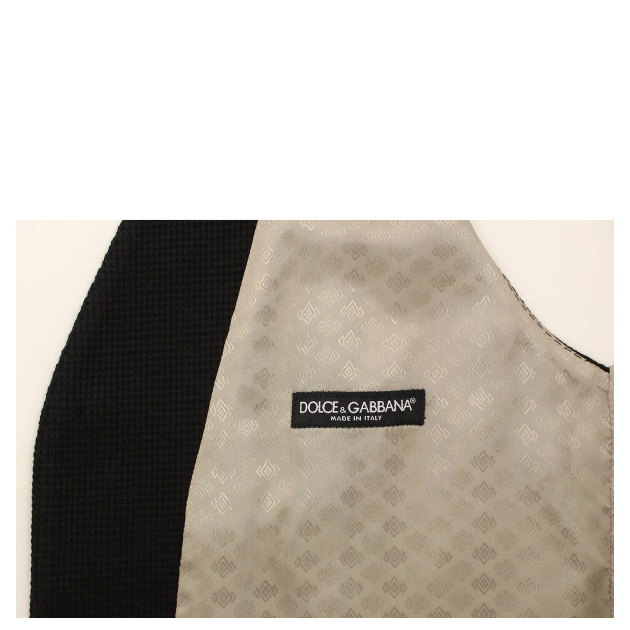 Black Cotton Dress Vest Blazer Jacket