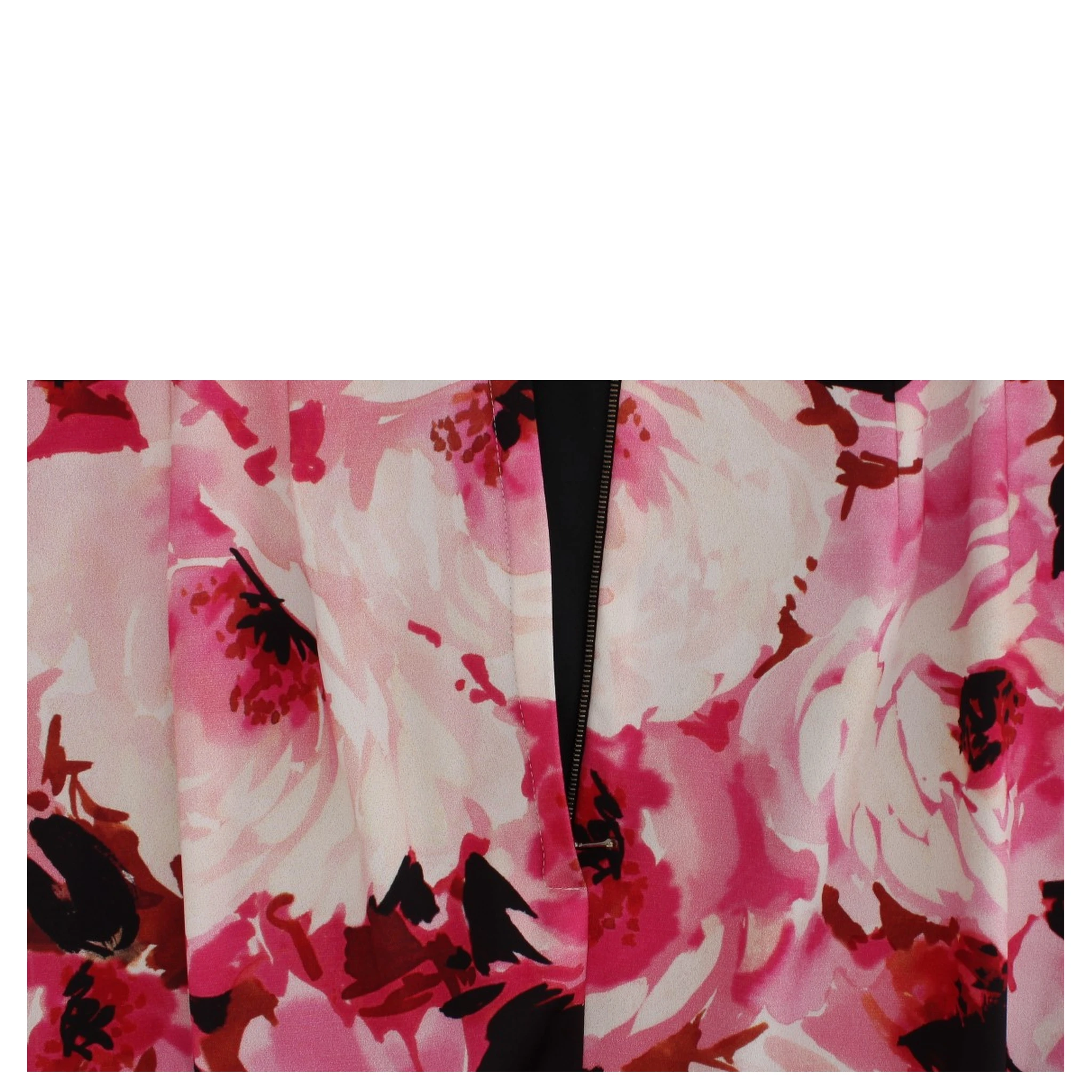 Pink Floral Print Long Maxi Sheath Dress