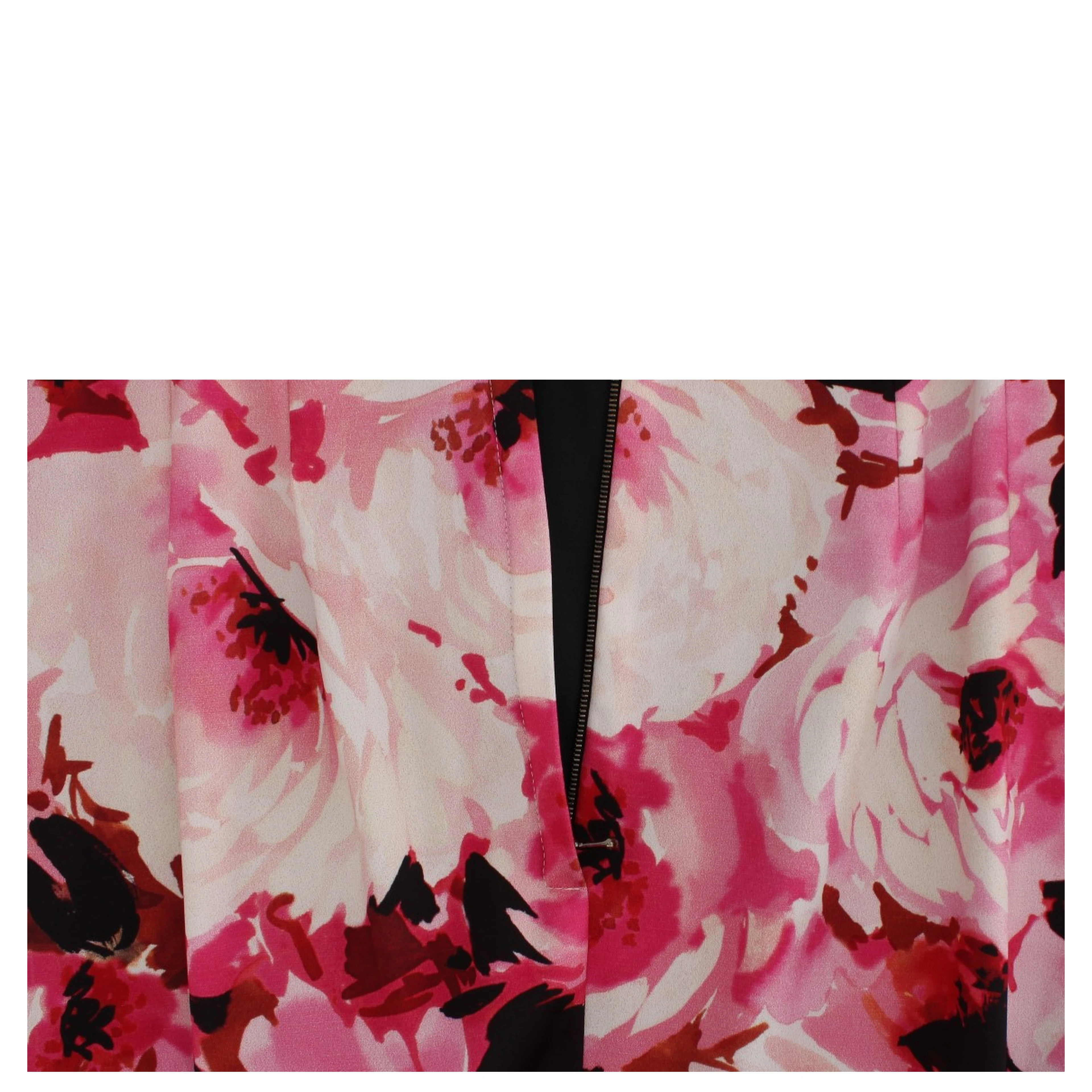 Pink Floral Print Long Maxi Sheath Dress