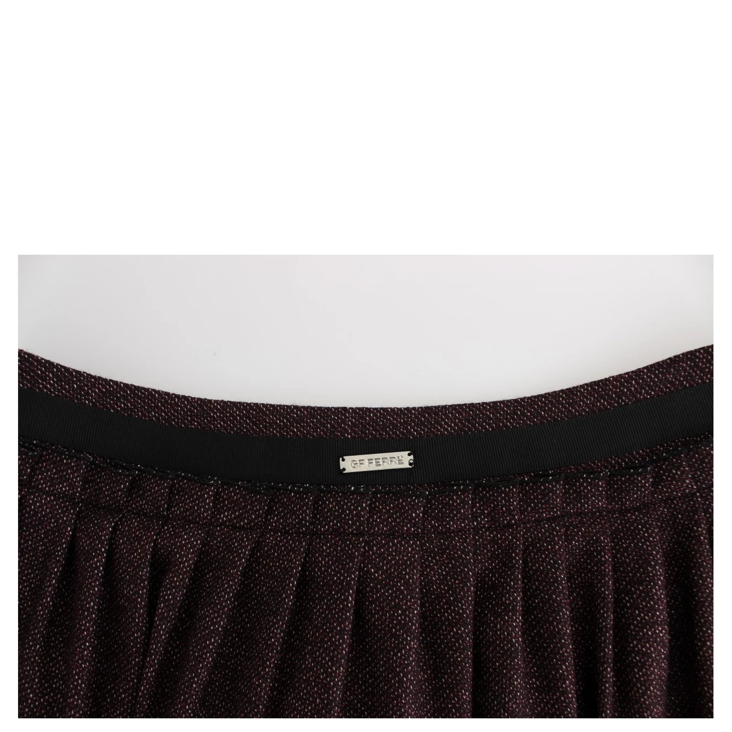 Purple Short Flannel Skirt