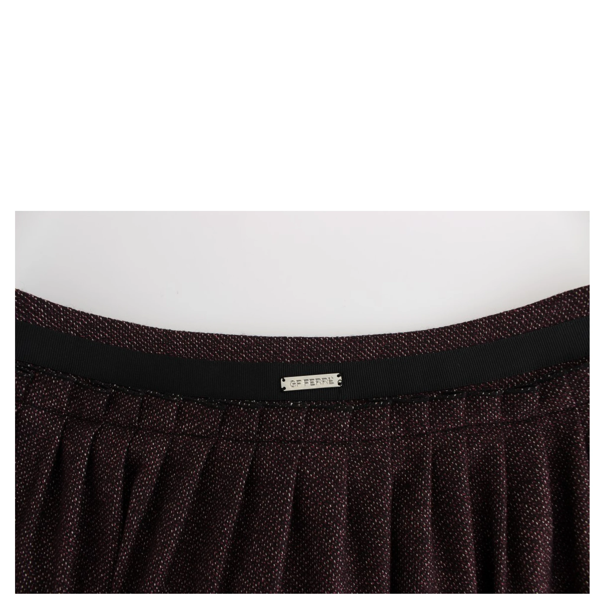 Purple Short Flannel Skirt