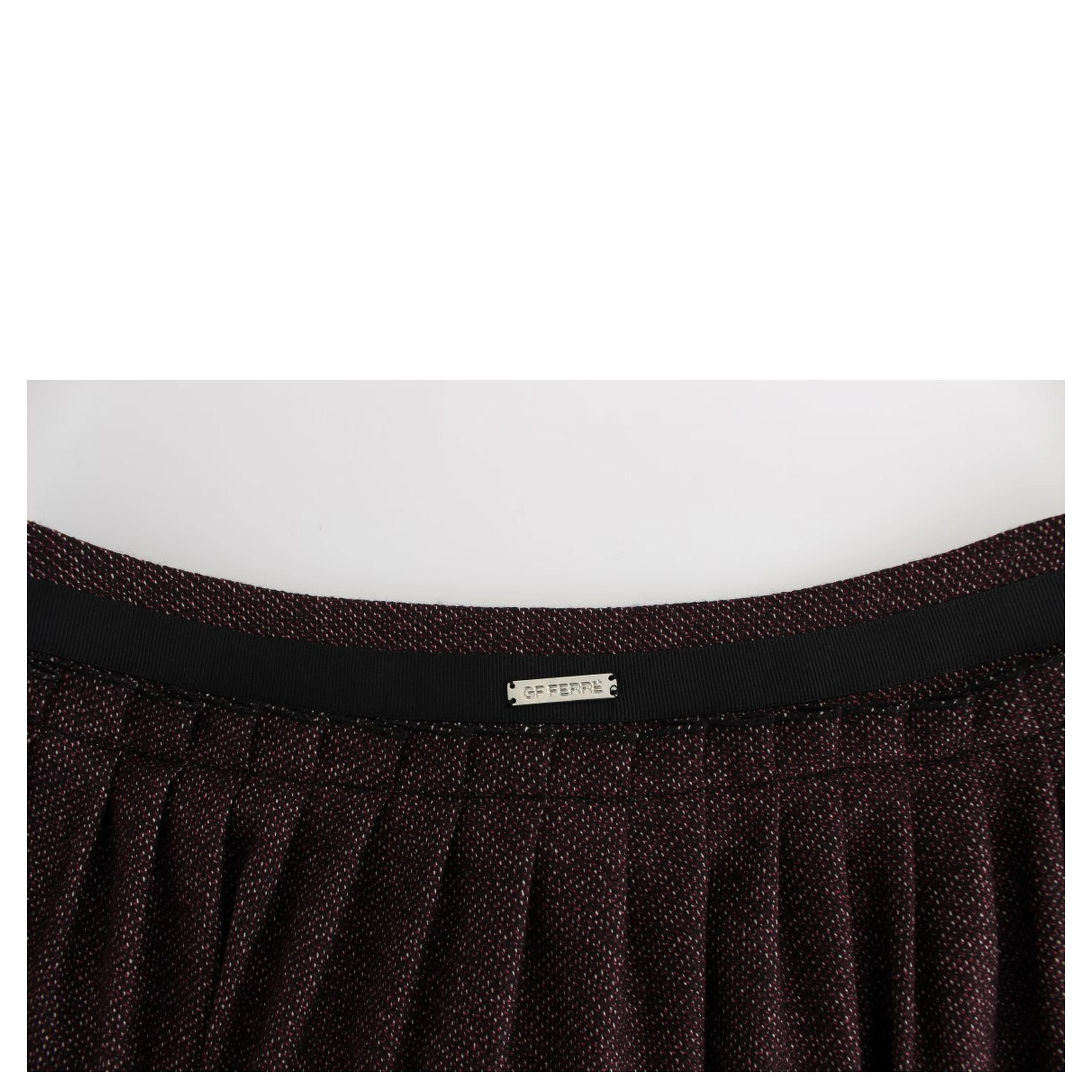 Purple Short Flannel Skirt