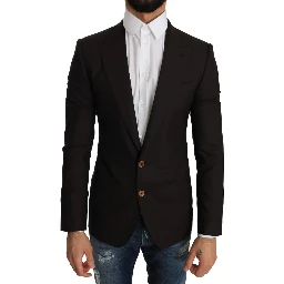Brown Wool SICILIA Jacket Coat Blazer