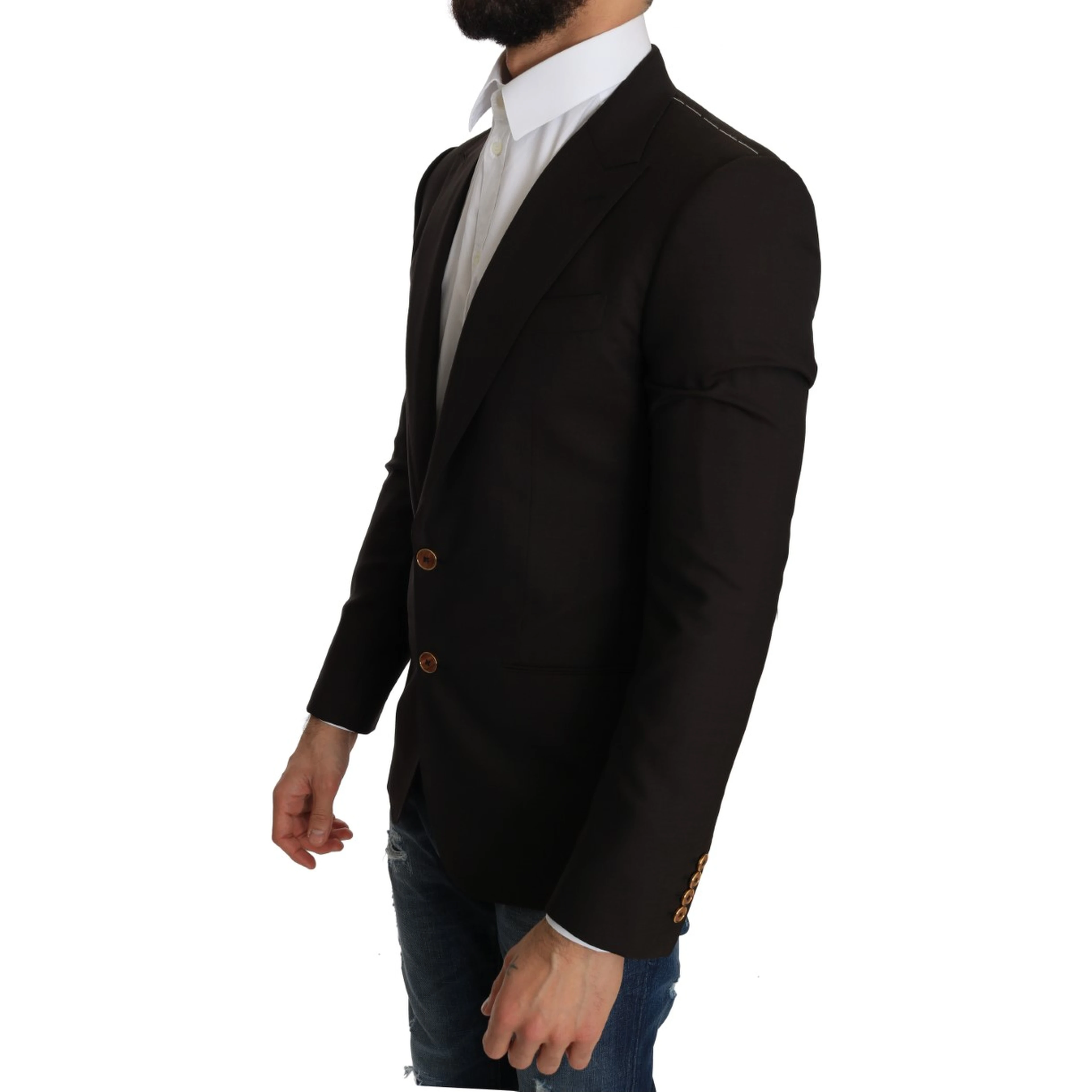 Brown Wool SICILIA Jacket Coat Blazer