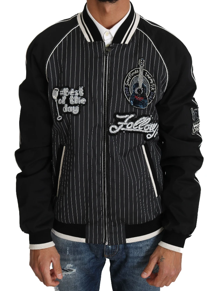 Black DD58 SG62 Sequined Beaded Jacket