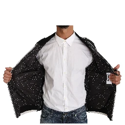 Black DD58 SG62 Sequined Beaded Jacket