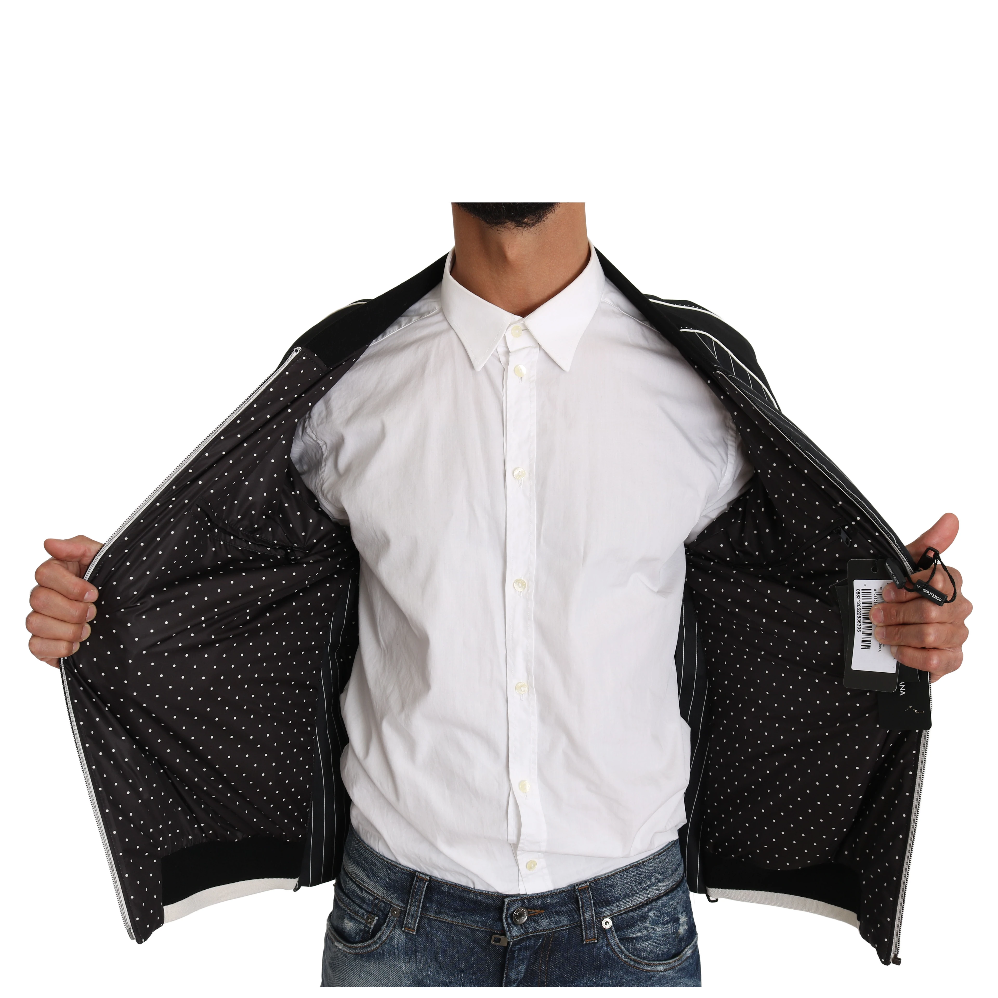 Black DD58 SG62 Sequined Beaded Jacket