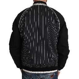 Black DD58 SG62 Sequined Beaded Jacket