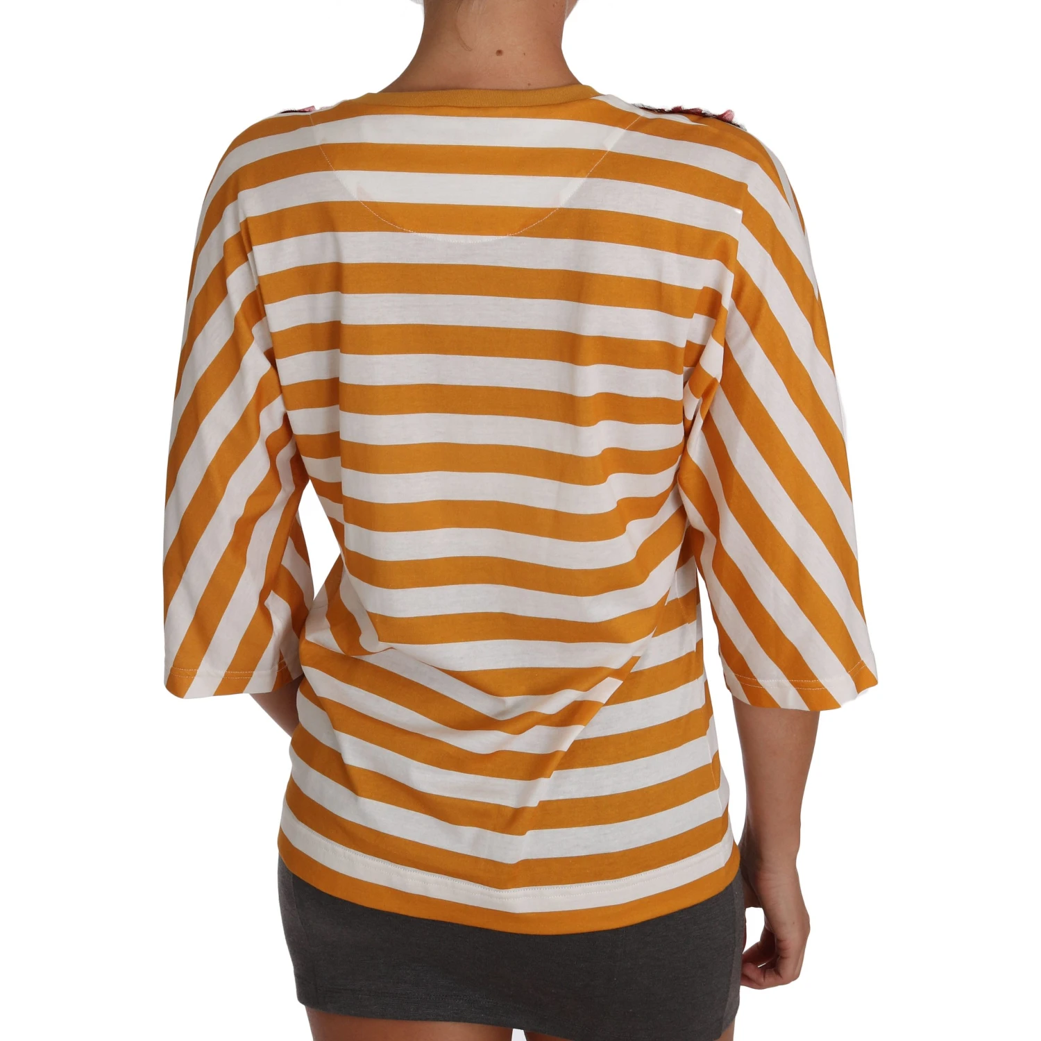 White Orange FIRENZE Top T-shirt